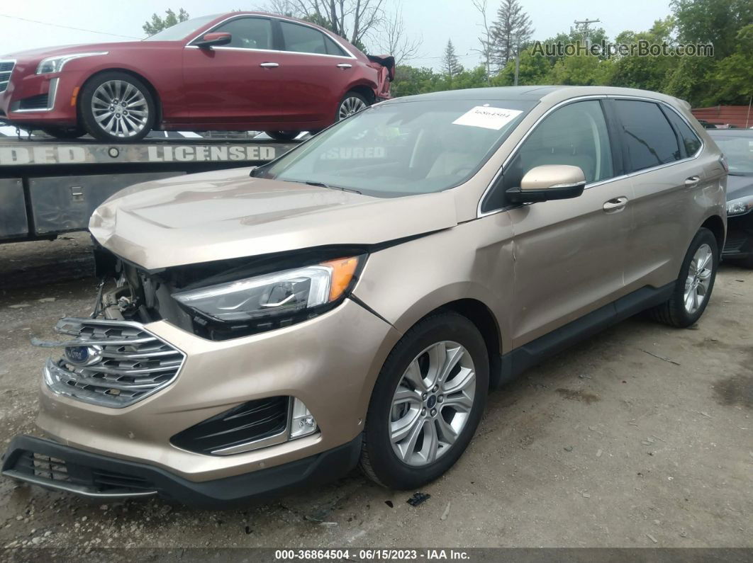 2020 Ford Edge Titanium Gold vin: 2FMPK4K93LBA41359