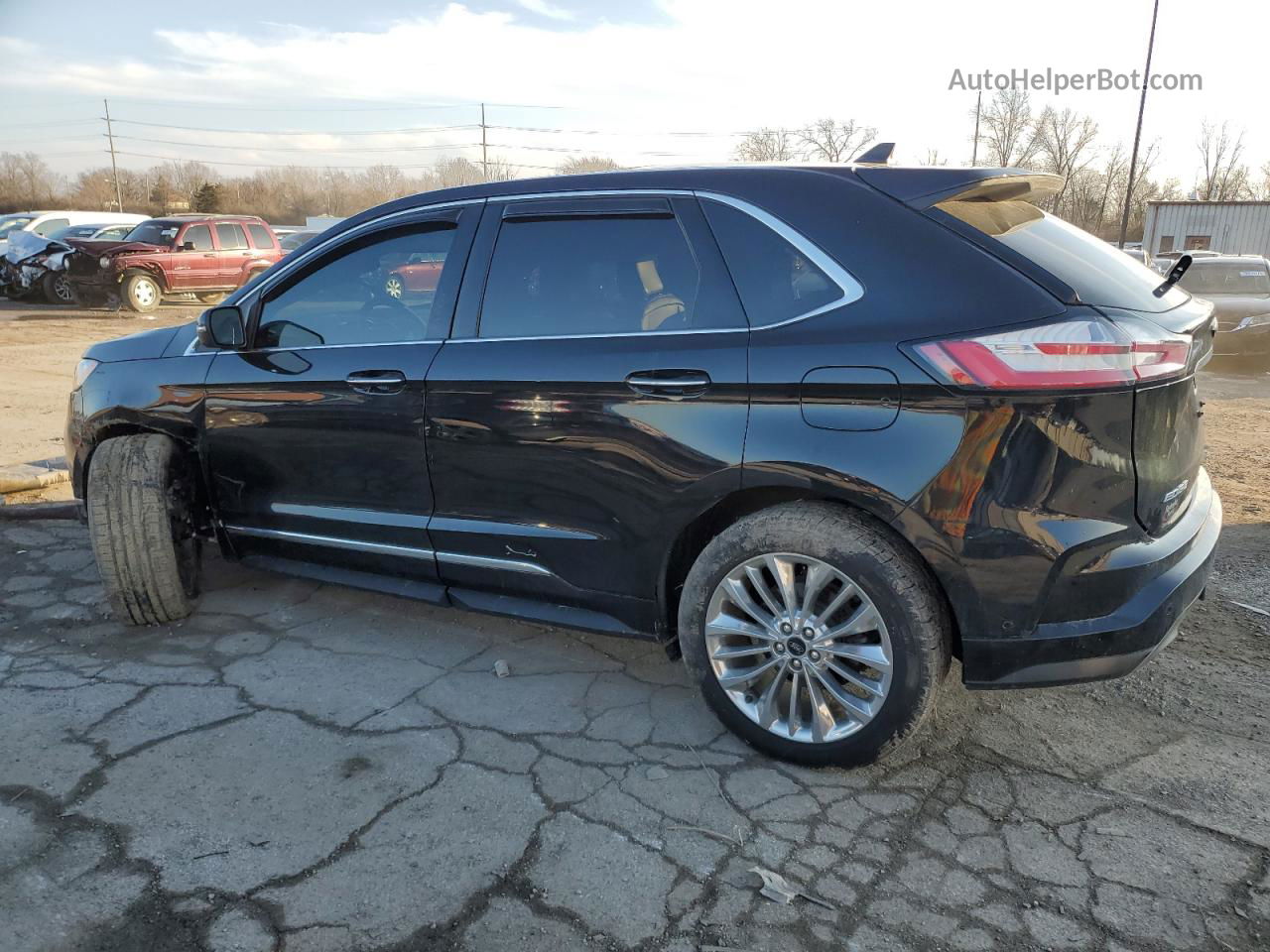 2020 Ford Edge Titanium Black vin: 2FMPK4K93LBB61808