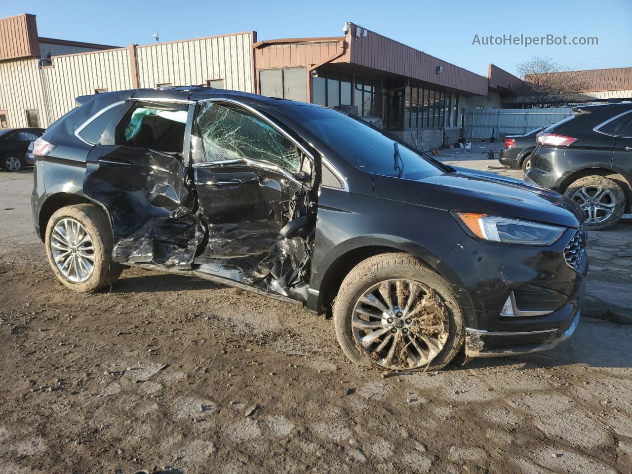 2020 Ford Edge Titanium Black vin: 2FMPK4K93LBB61808