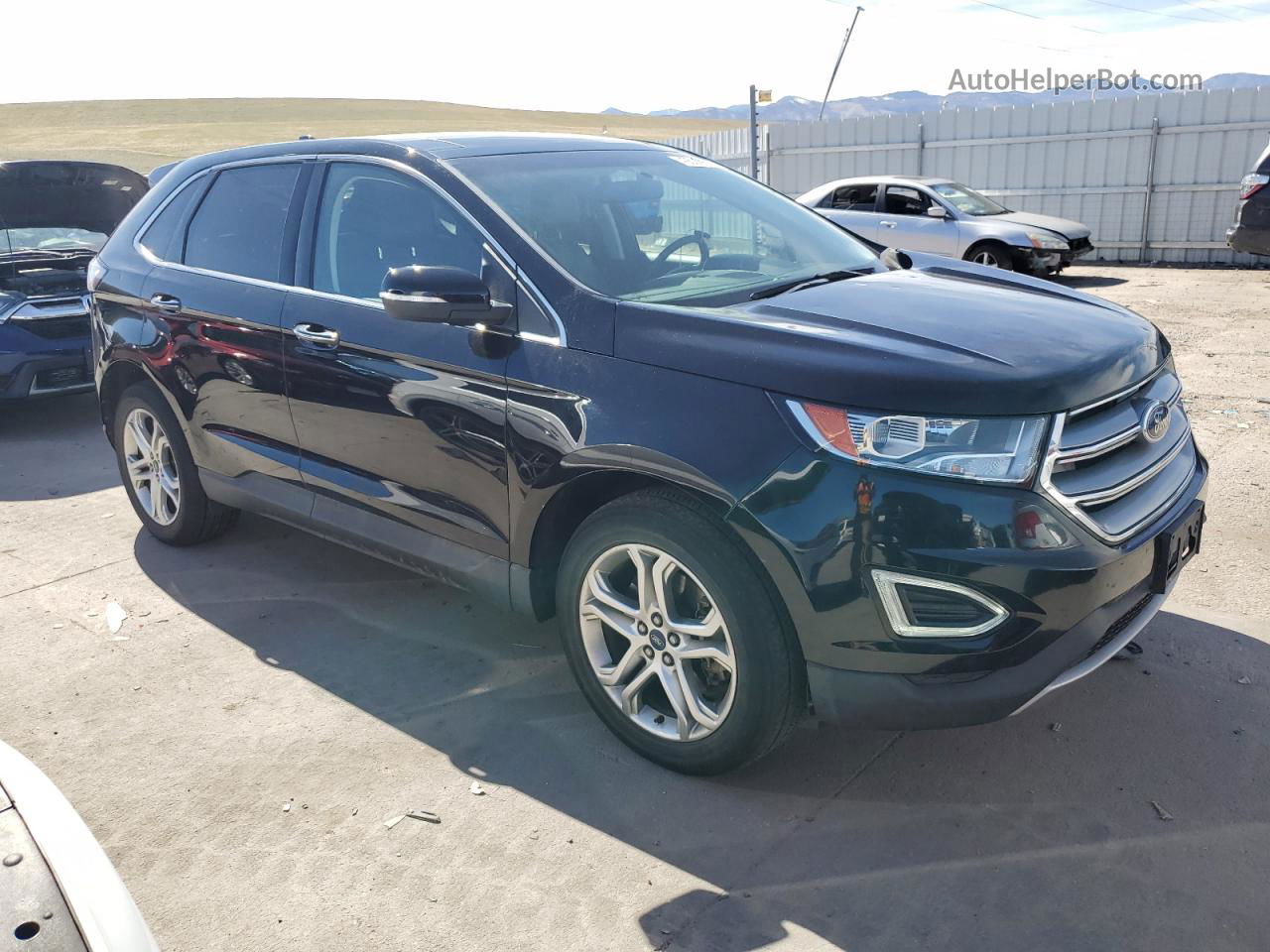 2016 Ford Edge Titanium Black vin: 2FMPK4K94GBB22621