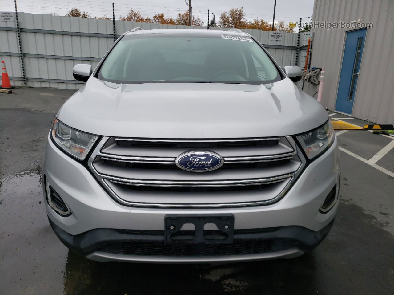 2017 Ford Edge Titanium Silver vin: 2FMPK4K94HBB59184