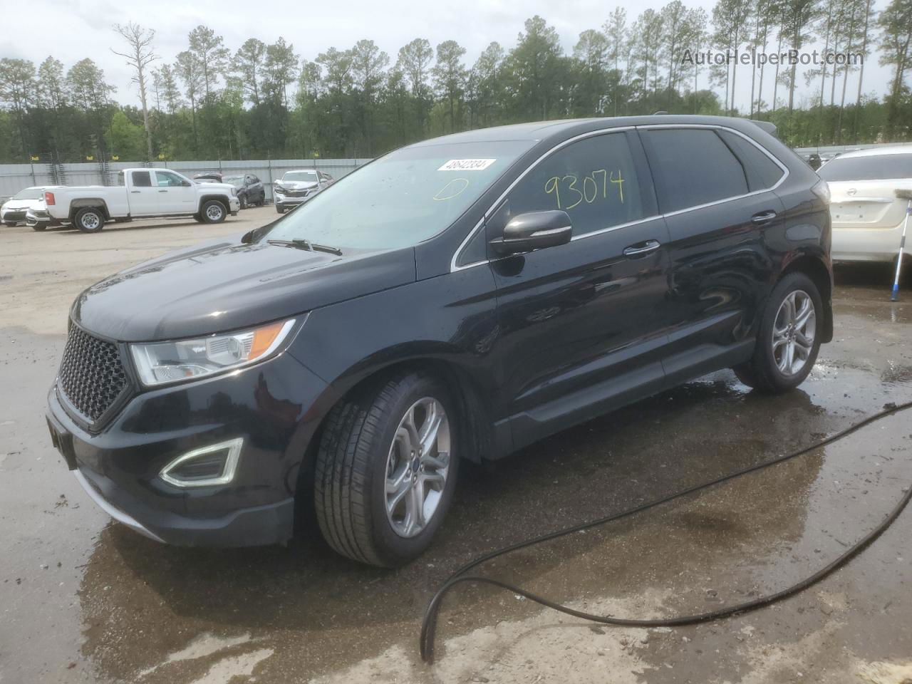 2017 Ford Edge Titanium Black vin: 2FMPK4K94HBB90368