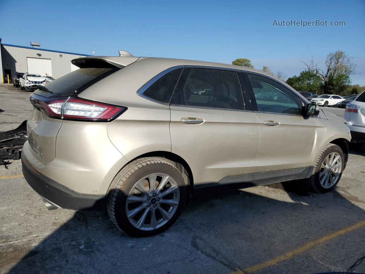 2018 Ford Edge Titanium Tan vin: 2FMPK4K94JBB95012