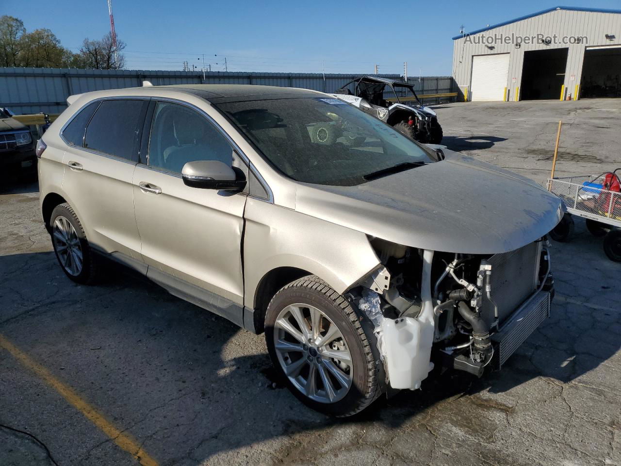 2018 Ford Edge Titanium Tan vin: 2FMPK4K94JBB95012