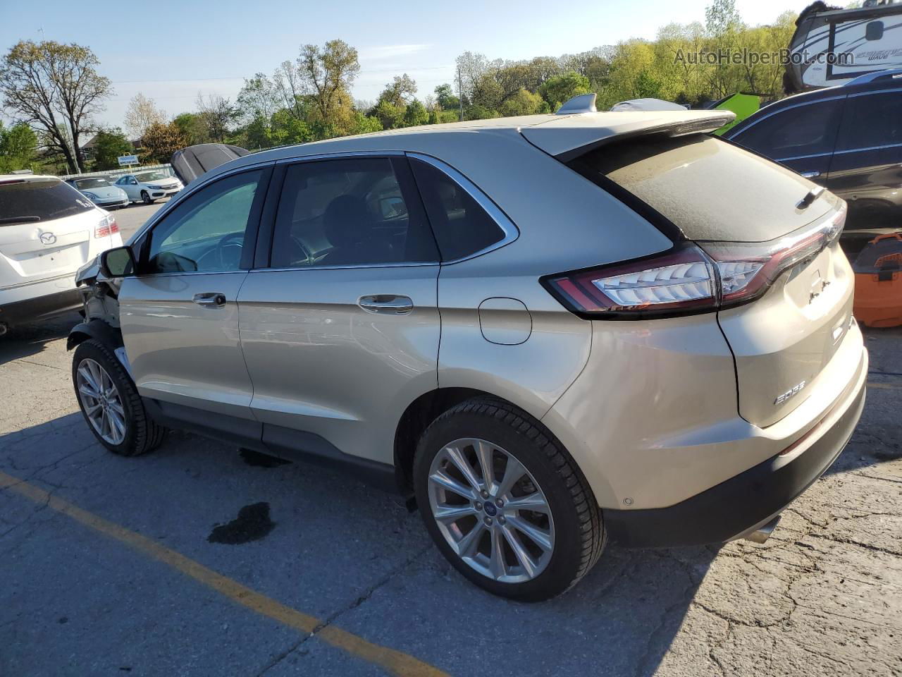 2018 Ford Edge Titanium Tan vin: 2FMPK4K94JBB95012