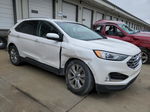 2019 Ford Edge Titanium White vin: 2FMPK4K94KBB36009