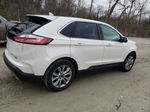 2019 Ford Edge Titanium White vin: 2FMPK4K94KBC75976