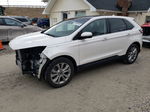 2019 Ford Edge Titanium White vin: 2FMPK4K94KBC75976