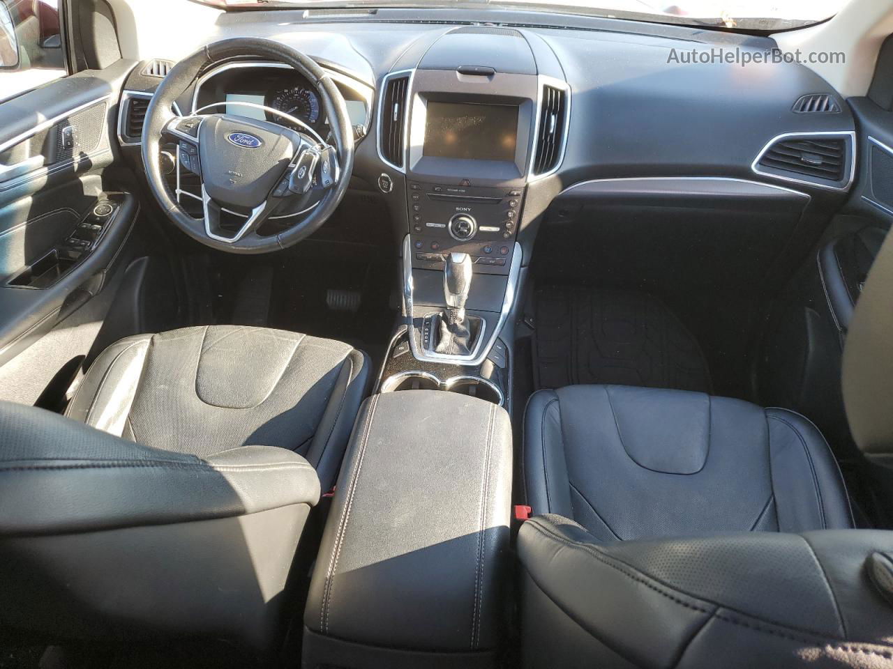 2015 Ford Edge Titanium Красный vin: 2FMPK4K95FBC27909