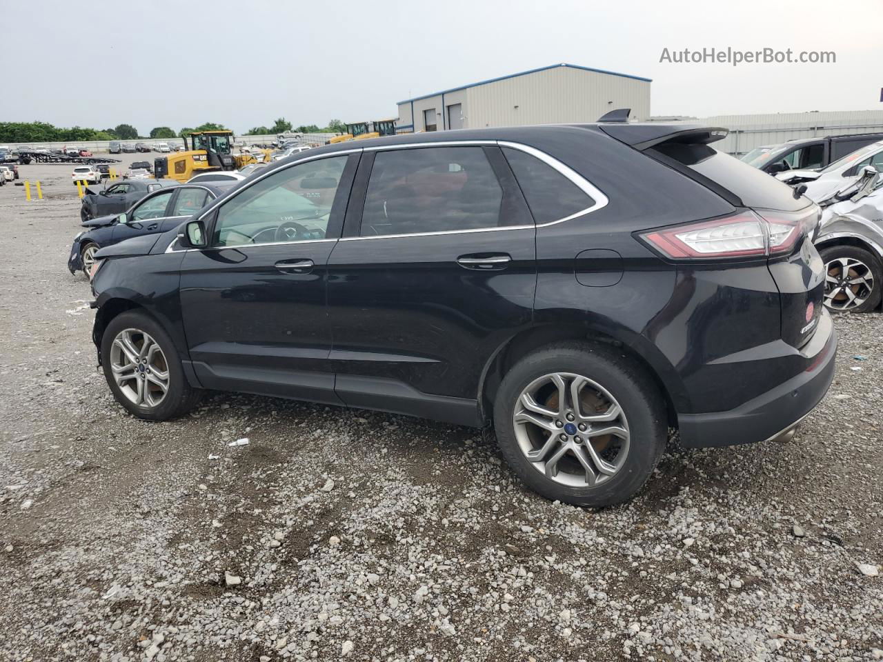 2017 Ford Edge Titanium Black vin: 2FMPK4K95HBB90315