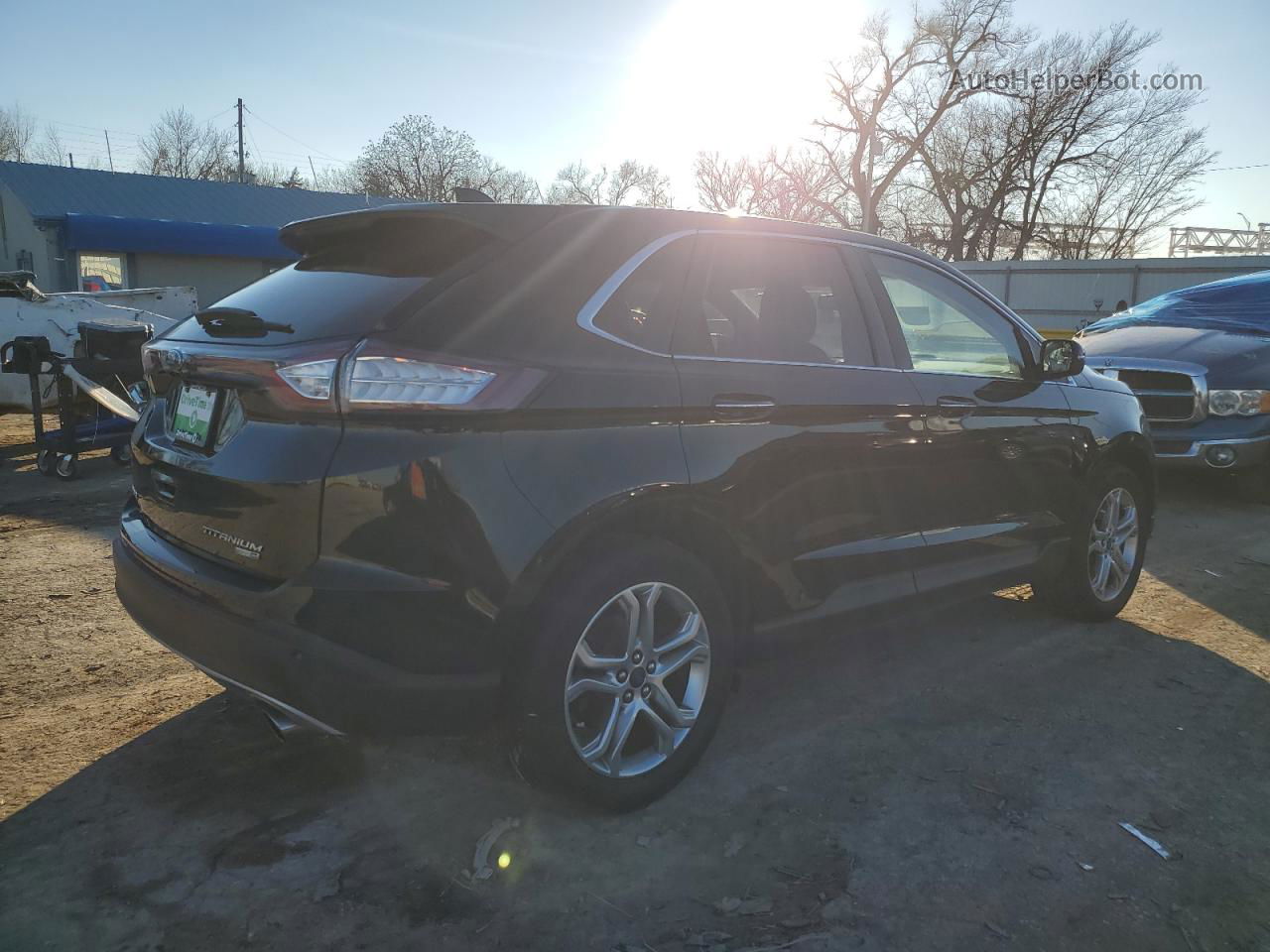 2018 Ford Edge Titanium Black vin: 2FMPK4K95JBC37476