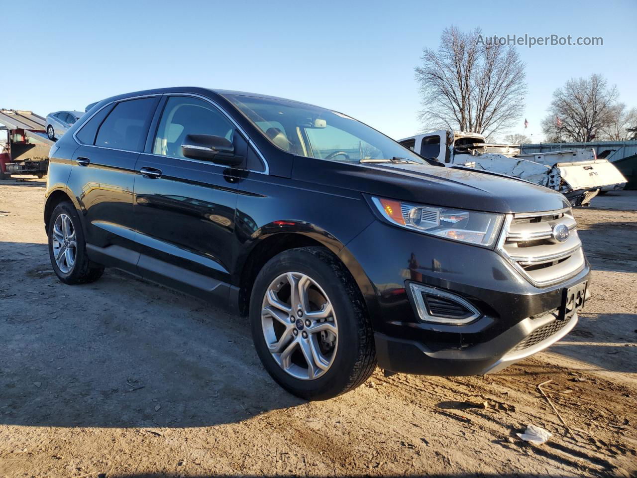 2018 Ford Edge Titanium Black vin: 2FMPK4K95JBC37476