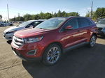 2018 Ford Edge Titanium Burgundy vin: 2FMPK4K95JBC37591