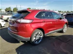 2018 Ford Edge Titanium Burgundy vin: 2FMPK4K95JBC37591