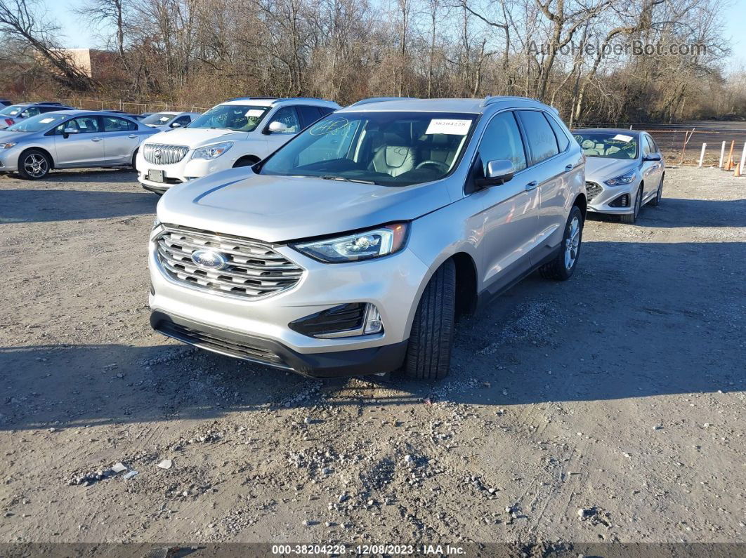 2019 Ford Edge Titanium Silver vin: 2FMPK4K95KBB54194