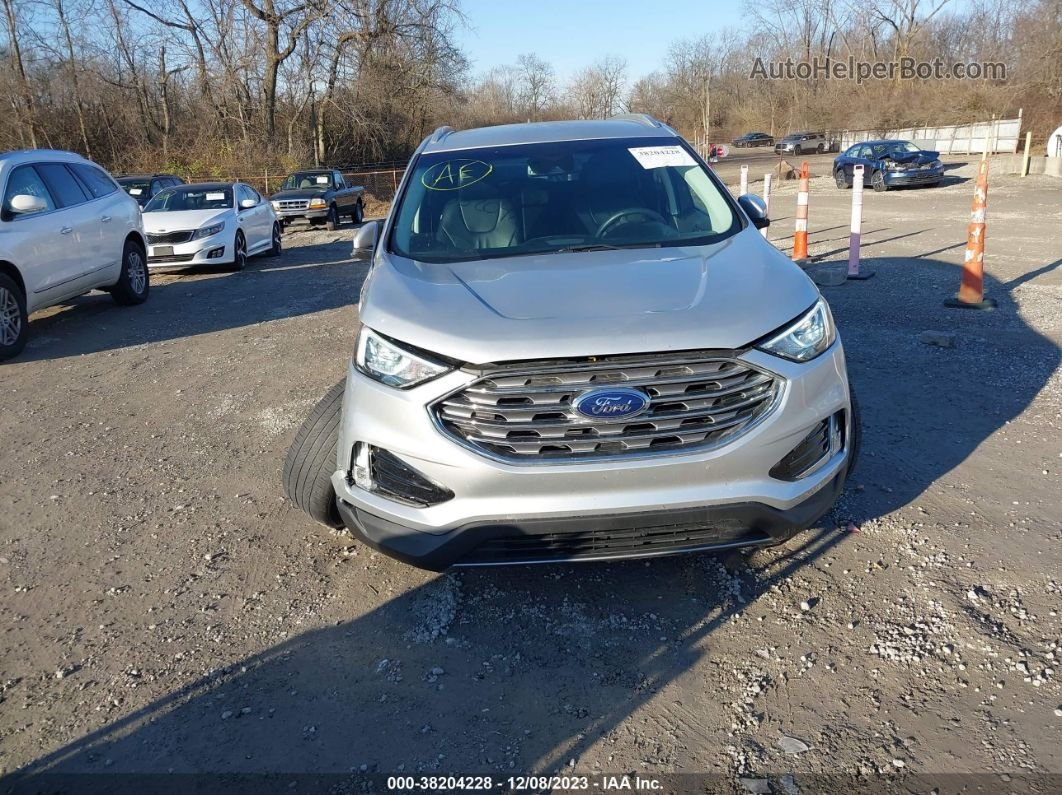2019 Ford Edge Titanium Silver vin: 2FMPK4K95KBB54194