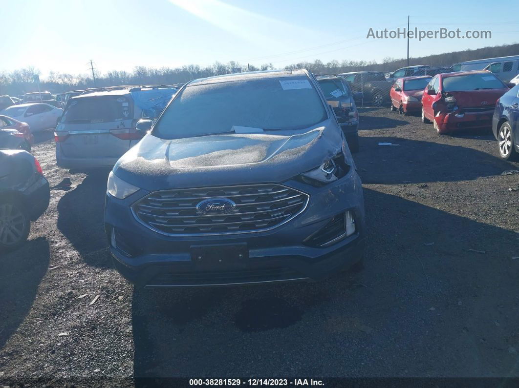 2019 Ford Edge Titanium Blue vin: 2FMPK4K95KBC44512