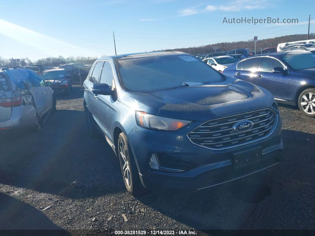 2019 Ford Edge Titanium Blue vin: 2FMPK4K95KBC44512