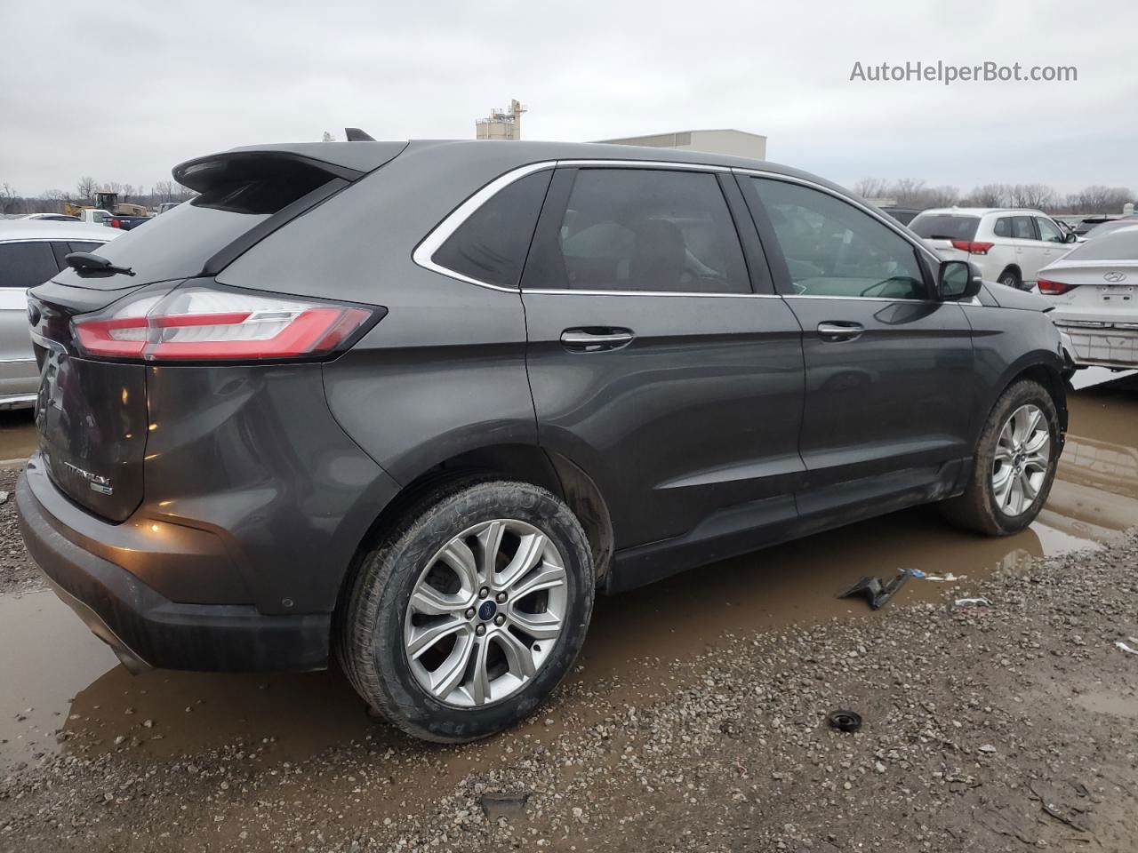 2020 Ford Edge Titanium Gray vin: 2FMPK4K95LBB10861