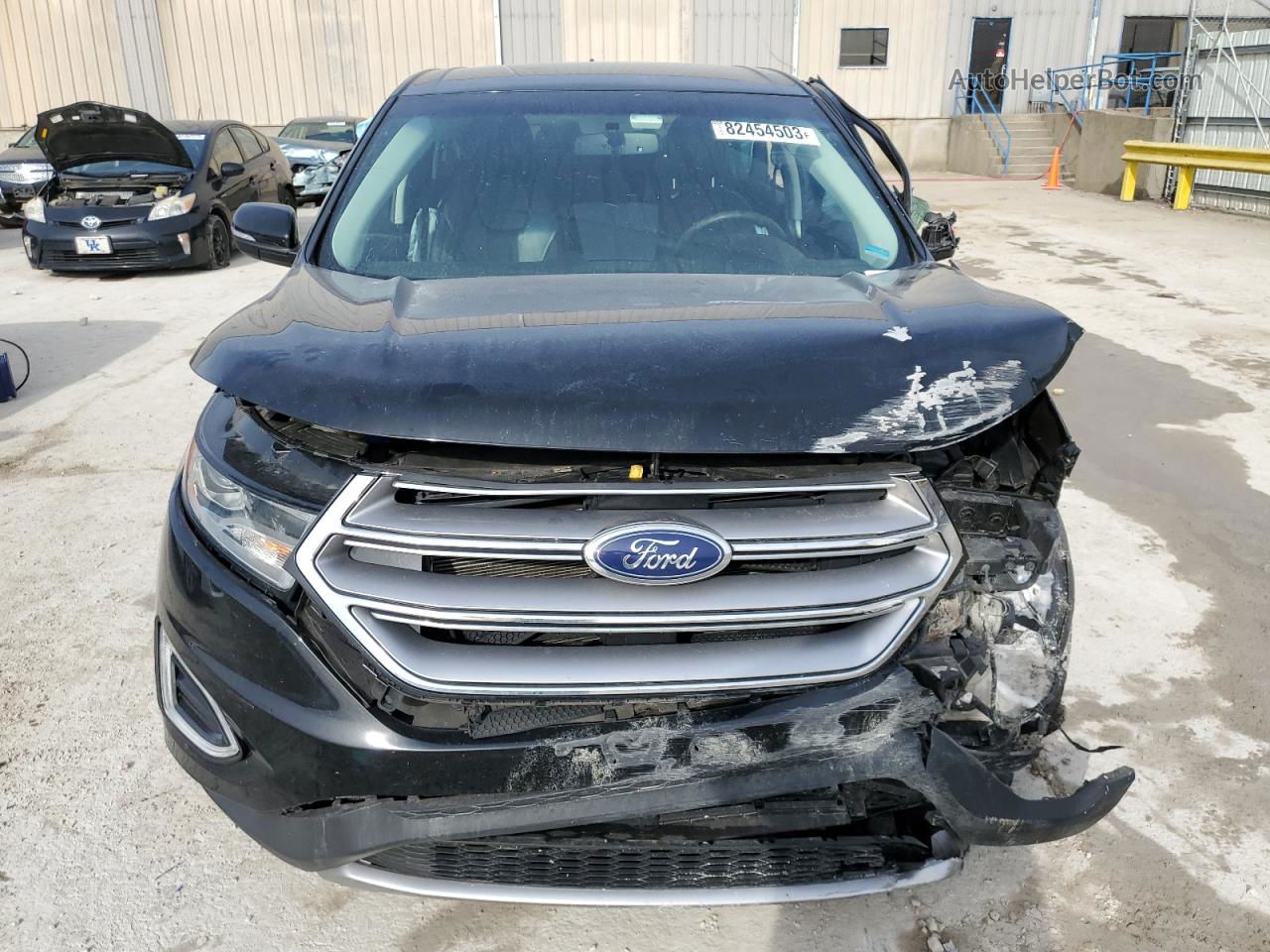 2017 Ford Edge Titanium Black vin: 2FMPK4K96HBB20466