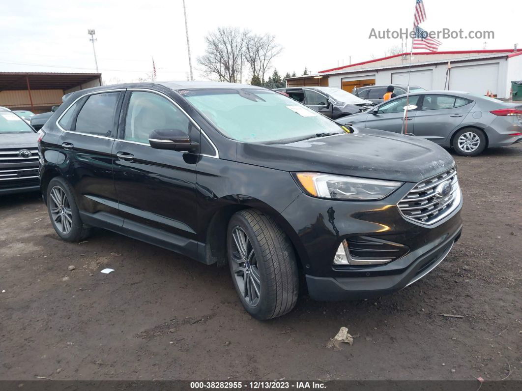 2019 Ford Edge Titanium Black vin: 2FMPK4K96KBB01357