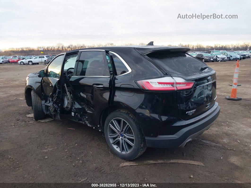 2019 Ford Edge Titanium Black vin: 2FMPK4K96KBB01357