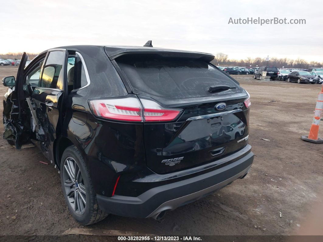 2019 Ford Edge Titanium Black vin: 2FMPK4K96KBB01357