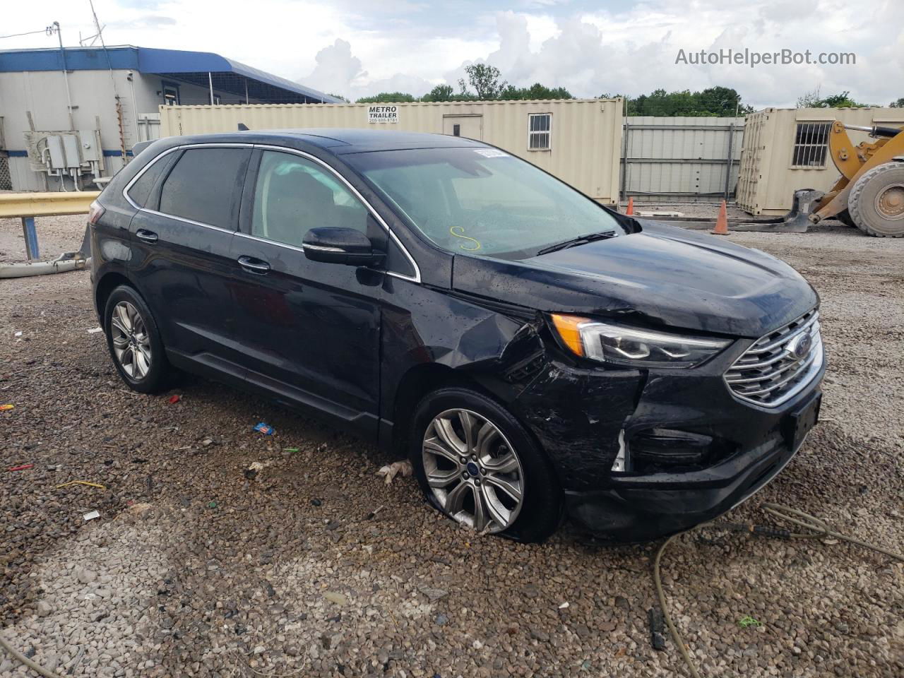 2019 Ford Edge Titanium Black vin: 2FMPK4K96KBC37441