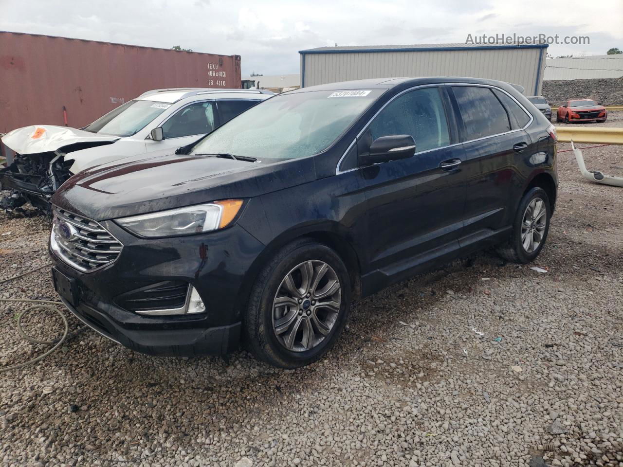 2019 Ford Edge Titanium Black vin: 2FMPK4K96KBC37441