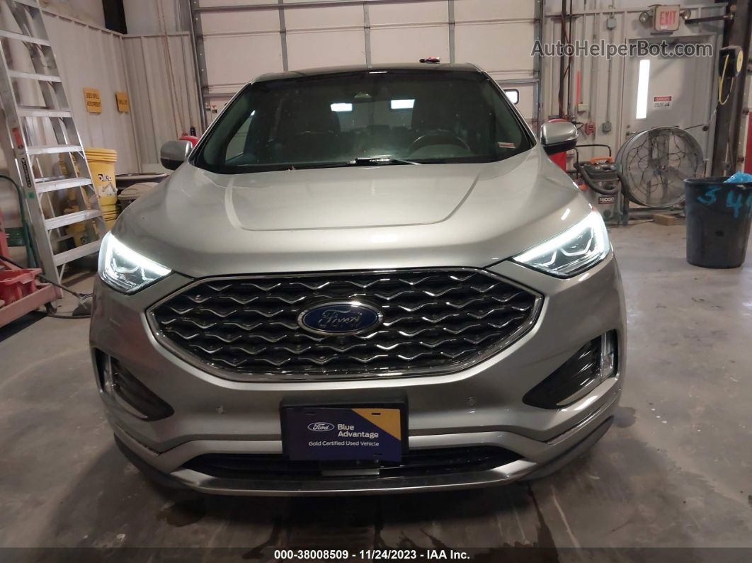 2020 Ford Edge Titanium Silver vin: 2FMPK4K96LBA20005