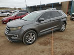 2016 Ford Edge Titanium Gray vin: 2FMPK4K97GBB06574