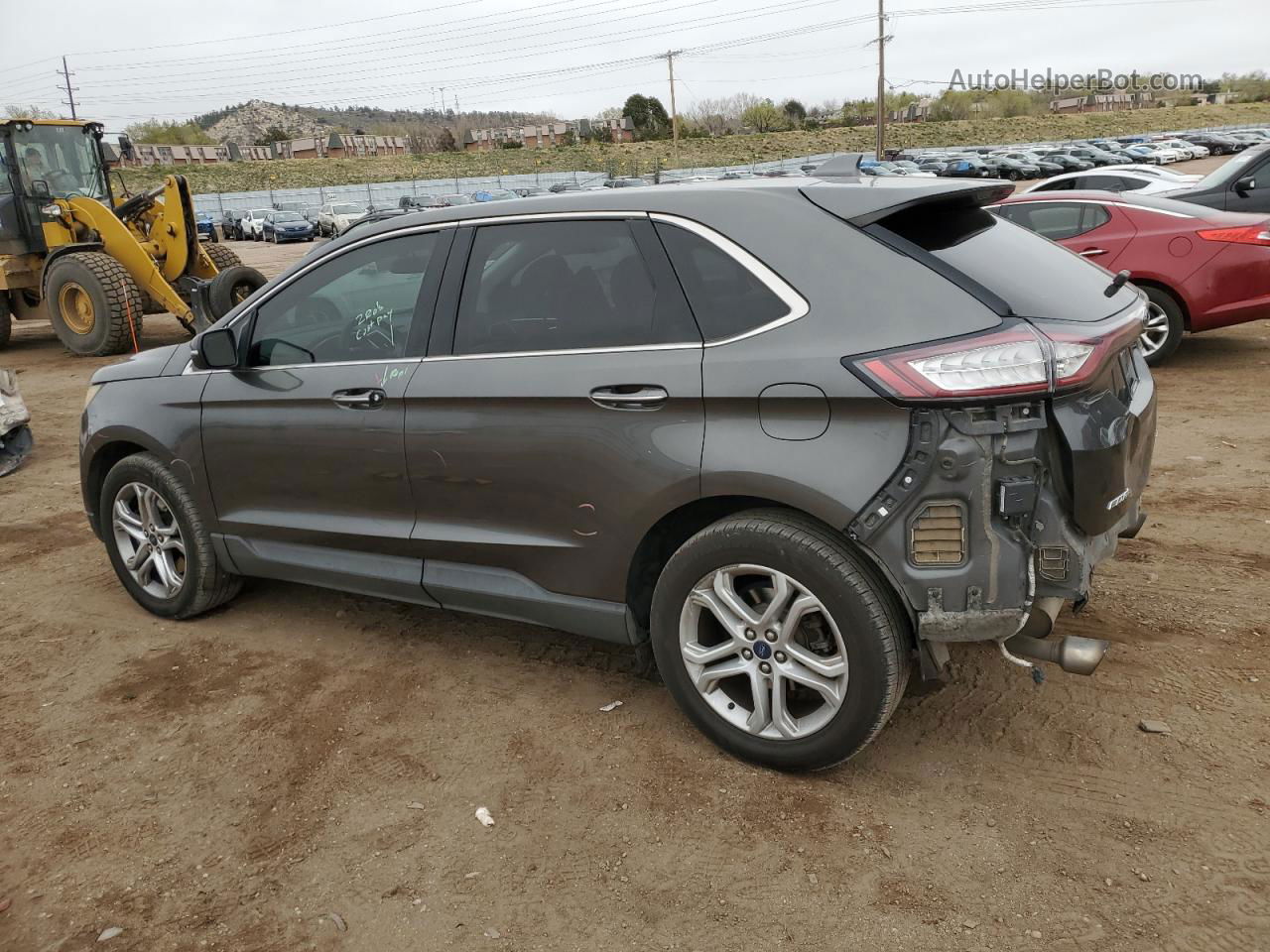 2016 Ford Edge Titanium Gray vin: 2FMPK4K97GBB06574