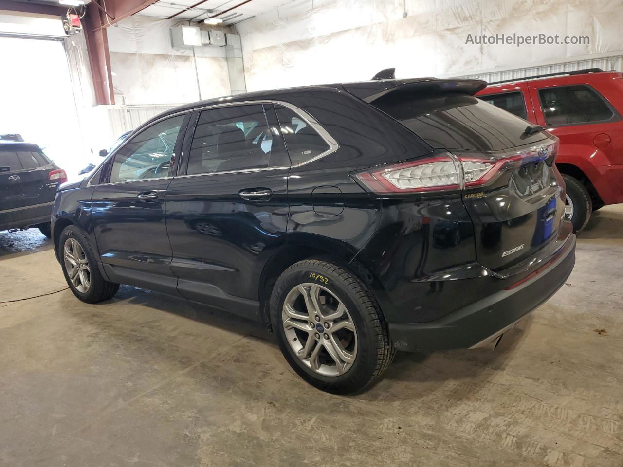 2016 Ford Edge Titanium Черный vin: 2FMPK4K97GBB42832