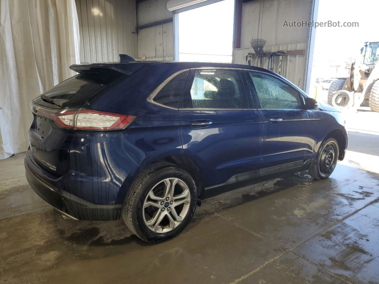 2016 Ford Edge Titanium Blue vin: 2FMPK4K97GBB83350