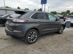 2016 Ford Edge Titanium Серый vin: 2FMPK4K97GBC50366