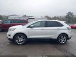 2016 Ford Edge Titanium White vin: 2FMPK4K97GBC55356