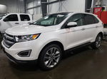 2016 Ford Edge Titanium White vin: 2FMPK4K97GBC65188