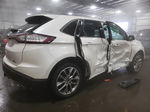 2016 Ford Edge Titanium White vin: 2FMPK4K97GBC65188