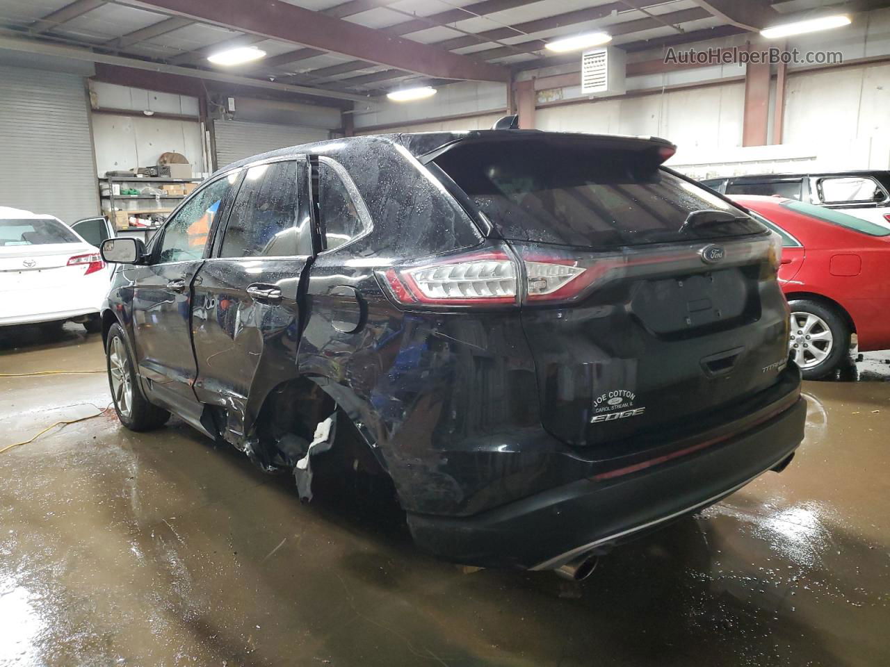 2018 Ford Edge Titanium Black vin: 2FMPK4K97JBC50066