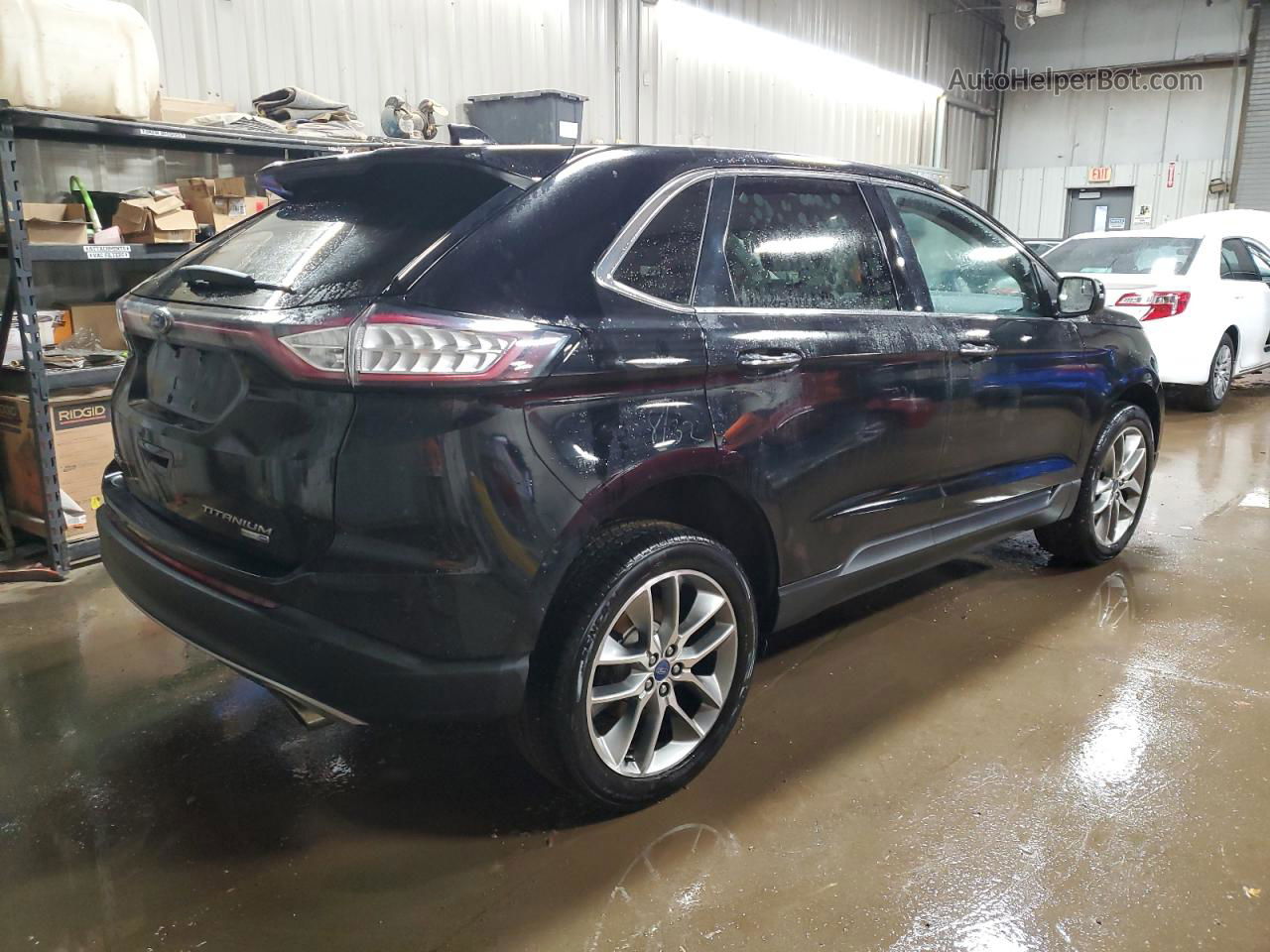 2018 Ford Edge Titanium Black vin: 2FMPK4K97JBC50066