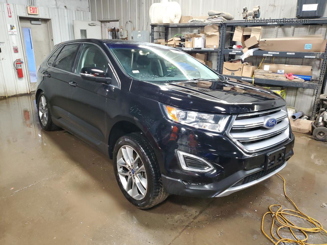 2018 Ford Edge Titanium Black vin: 2FMPK4K97JBC50066