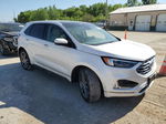 2019 Ford Edge Titanium White vin: 2FMPK4K97KBB04509