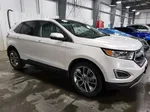 2016 Ford Edge Titanium White vin: 2FMPK4K98GBB73040