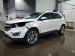 2016 Ford Edge Titanium White vin: 2FMPK4K98GBB73040