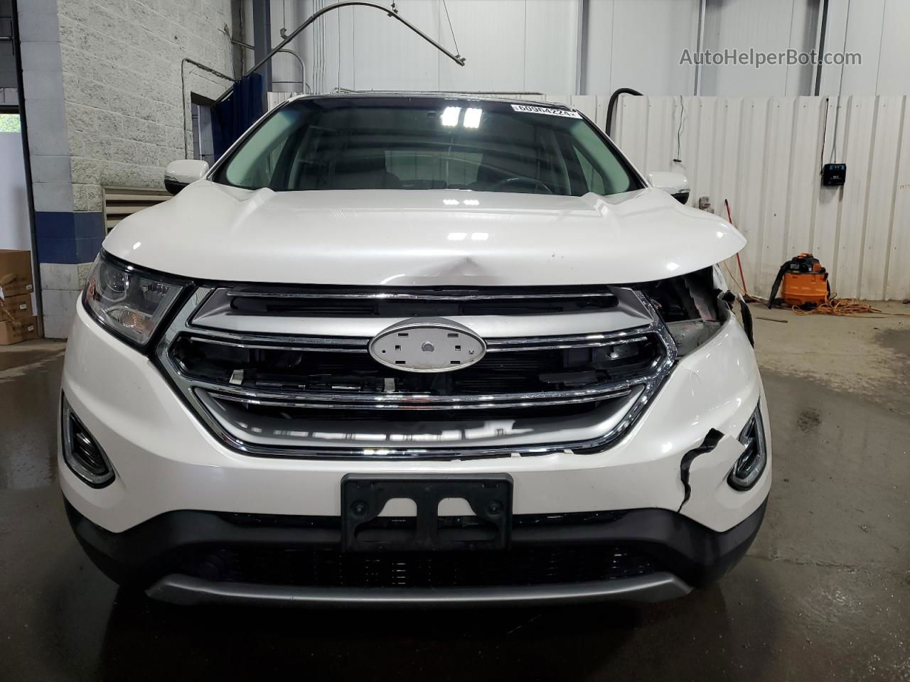 2016 Ford Edge Titanium Белый vin: 2FMPK4K98GBB73040