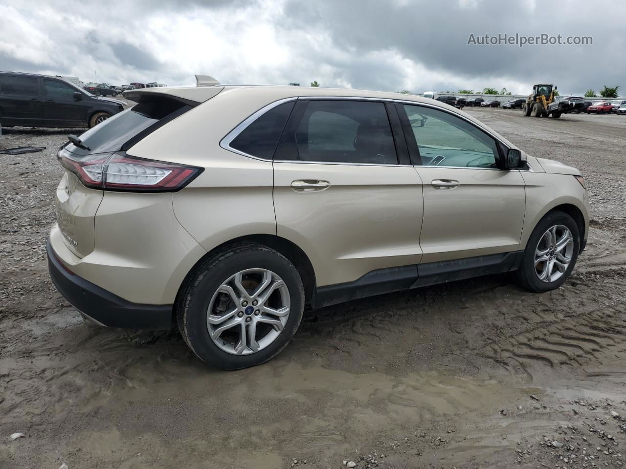 2017 Ford Edge Titanium Gold vin: 2FMPK4K98HBB73315