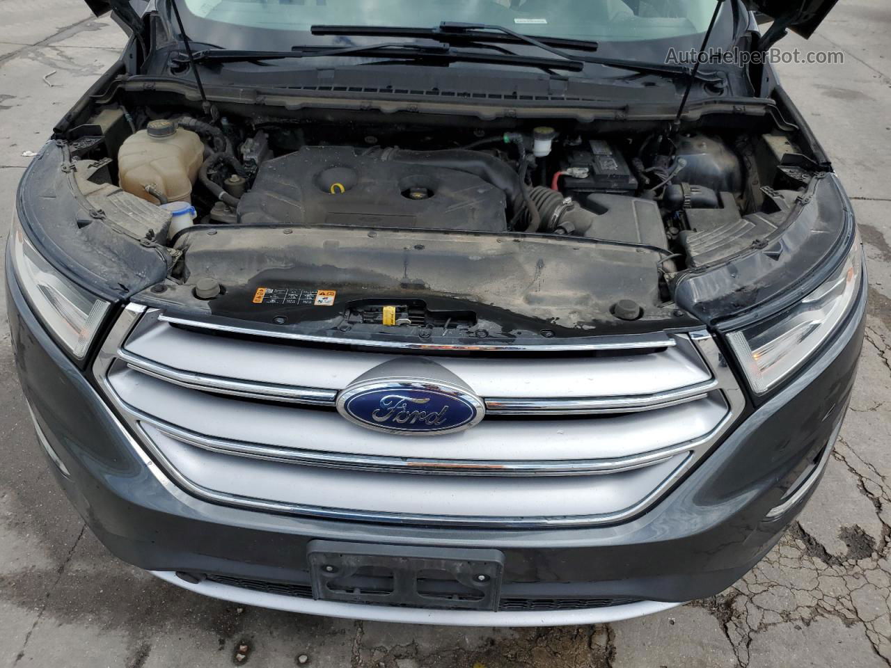 2018 Ford Edge Titanium Серый vin: 2FMPK4K98JBB92260