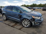 2018 Ford Edge Titanium Синий vin: 2FMPK4K98JBB97684