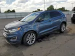 2018 Ford Edge Titanium Синий vin: 2FMPK4K98JBB97684