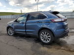 2018 Ford Edge Titanium Синий vin: 2FMPK4K98JBB97684